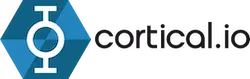 The Cortical.io logo with 'cortical.io' written on the right side of it